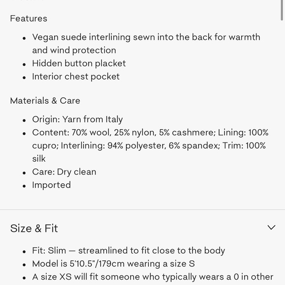Wilfred wool & cashmere coat - Picture 3 of 3